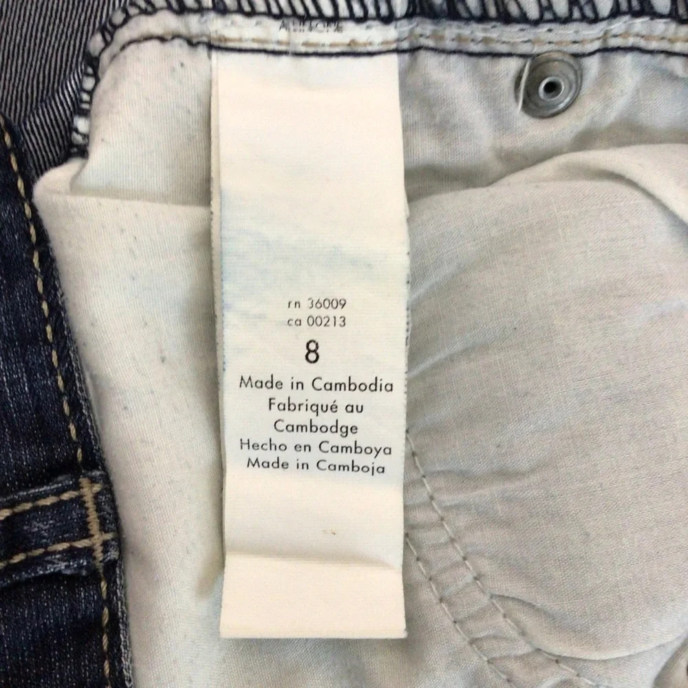 Calvin Klein Flare Denim Blue Jeans - Size 8 - Picture 8 of 10